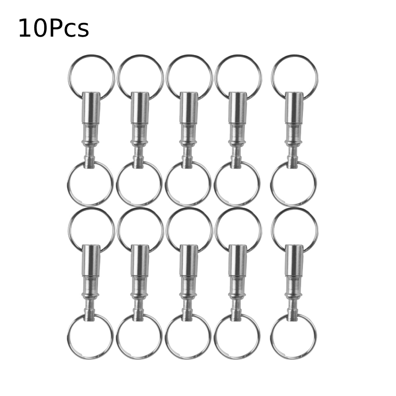 Keycap Puller Ring - 10Pcs Dual ที่ถอดออกได้พวงกุญแจ Quick Release ดึง