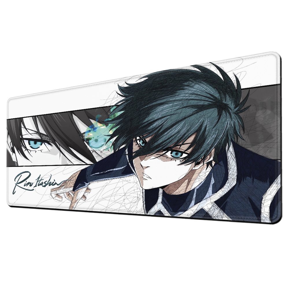 Gaming Keyboard Blue - แผ่นรองเมาส์ขนาดใหญ่ 120x60 ซม. ลายอนิเมะ Blue Lock