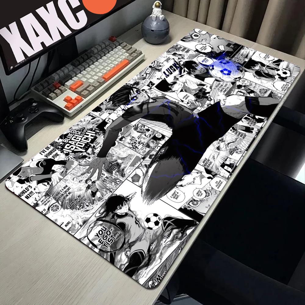 สีดําและสีขาว Anime Mouse Pad  - Gaming Keyboard Blue บทวิจารณ์และราคา