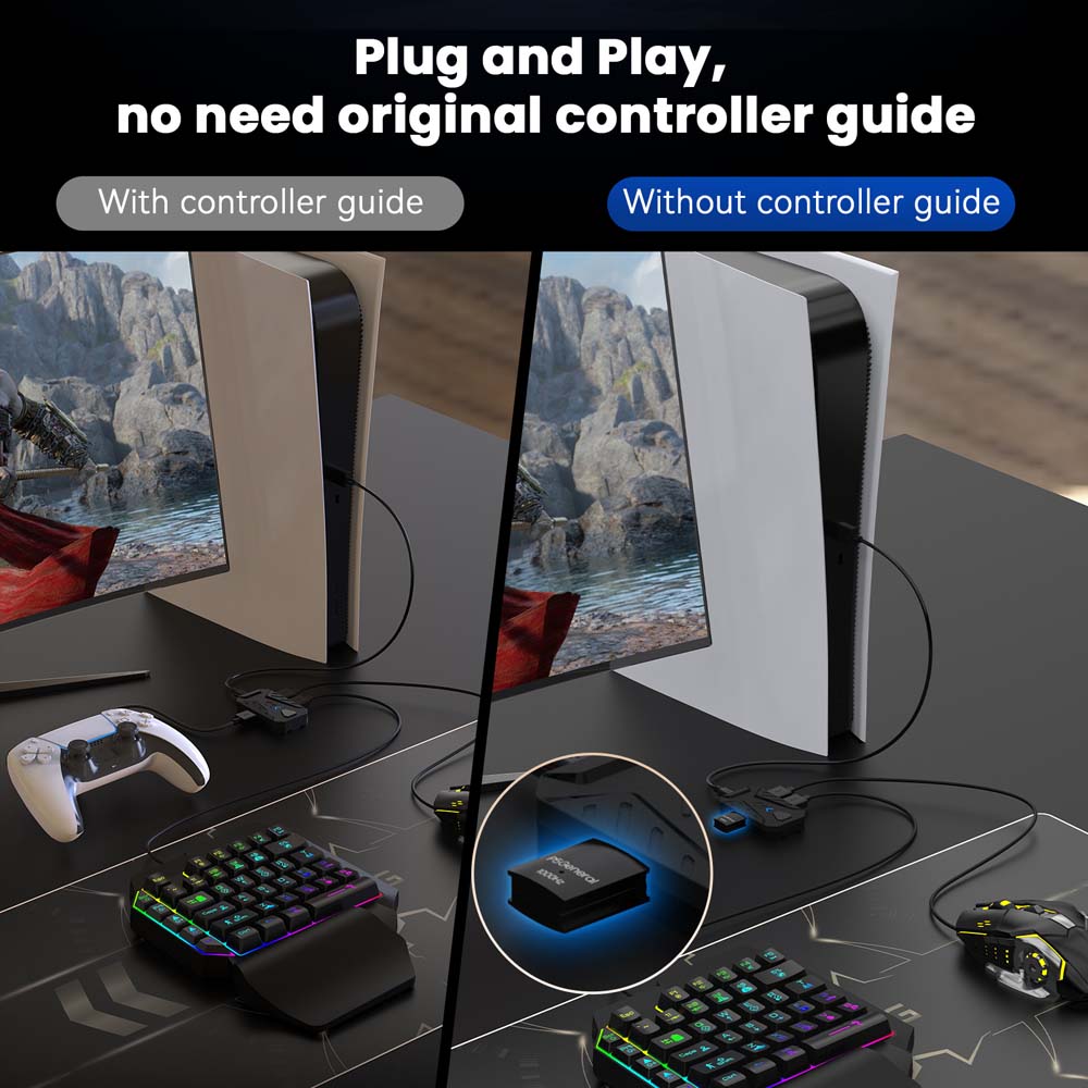 สำหรับ PS5 ชุดคีย์บอร์ดเกมมิ่ง - Gaming Keyboard And Mouse Set บทวิจารณ์และราคา