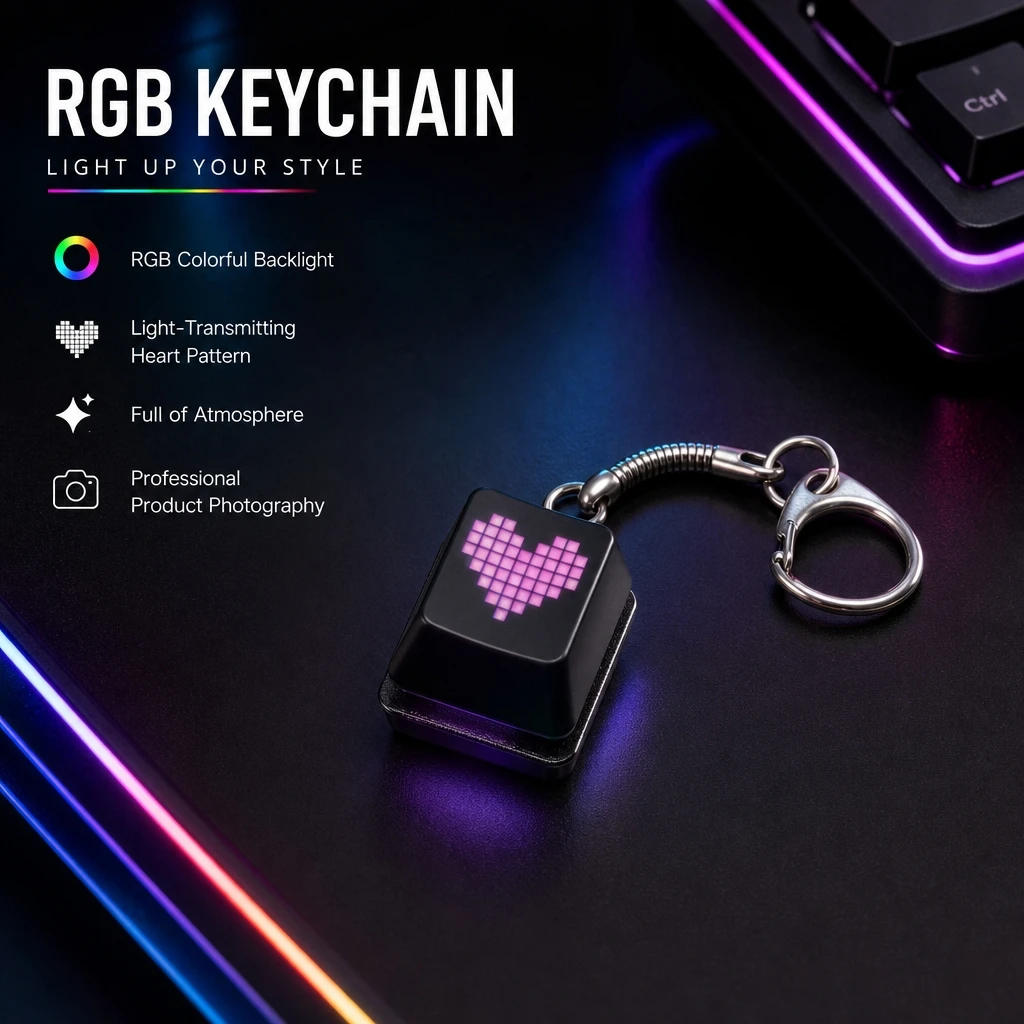 พวงกุญแจคีย์บอร์ด RGB ขนาดเล็ก - Mechanical Switch Tester บทวิจารณ์และราคา