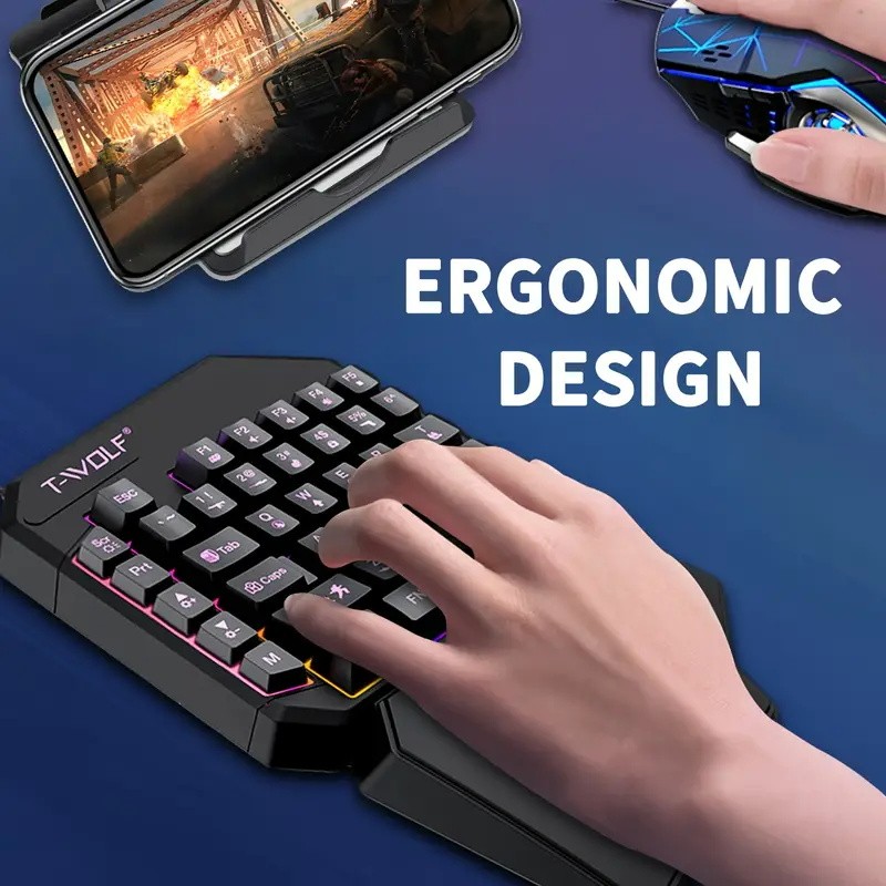 FocusOnPC TF900 ชุดแปลงสัญญาณเ - Gaming Keyboard And Mouse Set บทวิจารณ์และราคา
