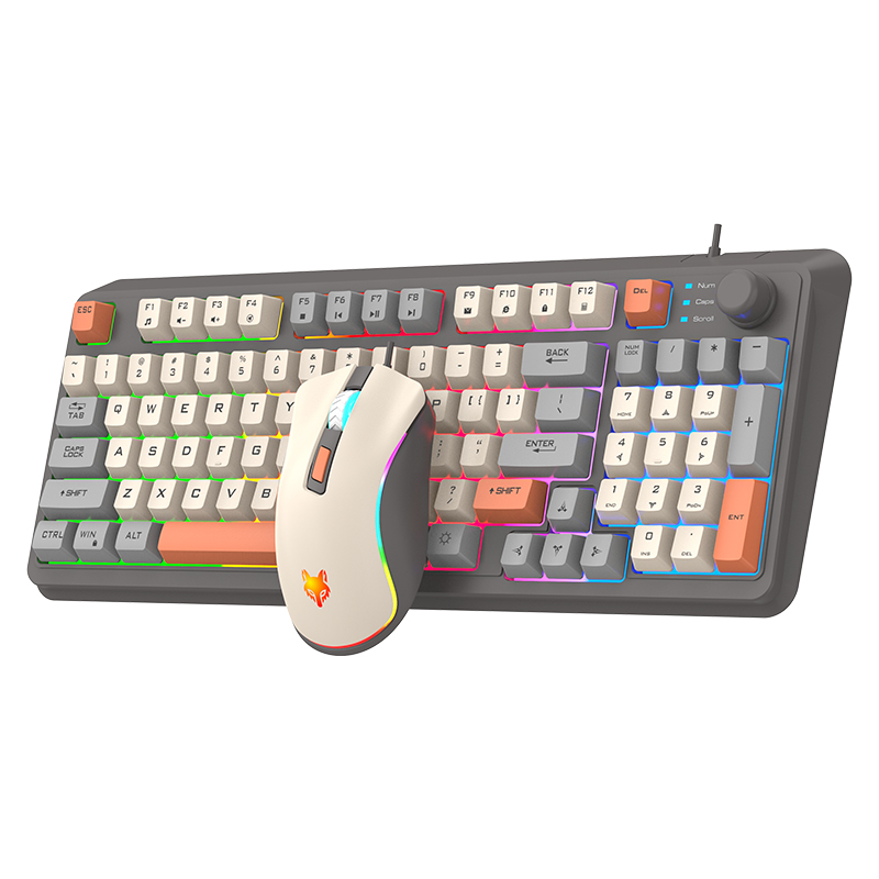 K820 USB เกมคีย์บอร์ดเมาส์ชุด  - Gaming Keyboard And Mouse Set บทวิจารณ์และราคา