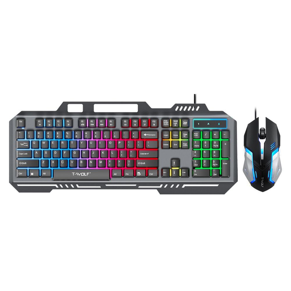 T WOLF TF600 คีย์บอร์ดเกมแบบมี - Gaming Keyboard And Mouse Set บทวิจารณ์และราคา